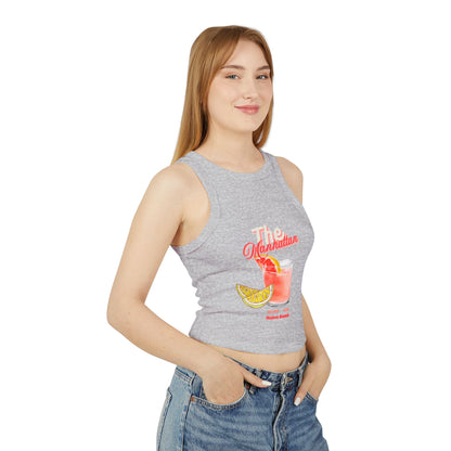 Women’s Micro Rib Racer Tank Top - Cocktail Design