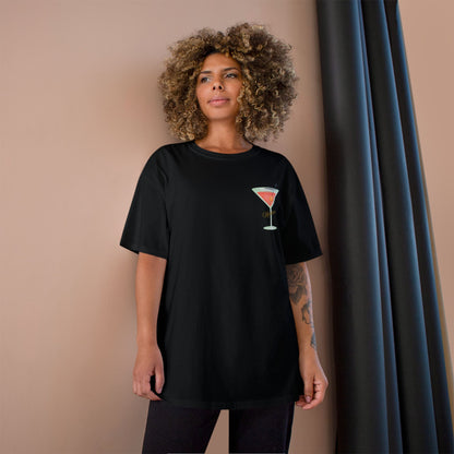 Golden Hour Martini Champion T-Shirt - Stylish Cocktail Vibes