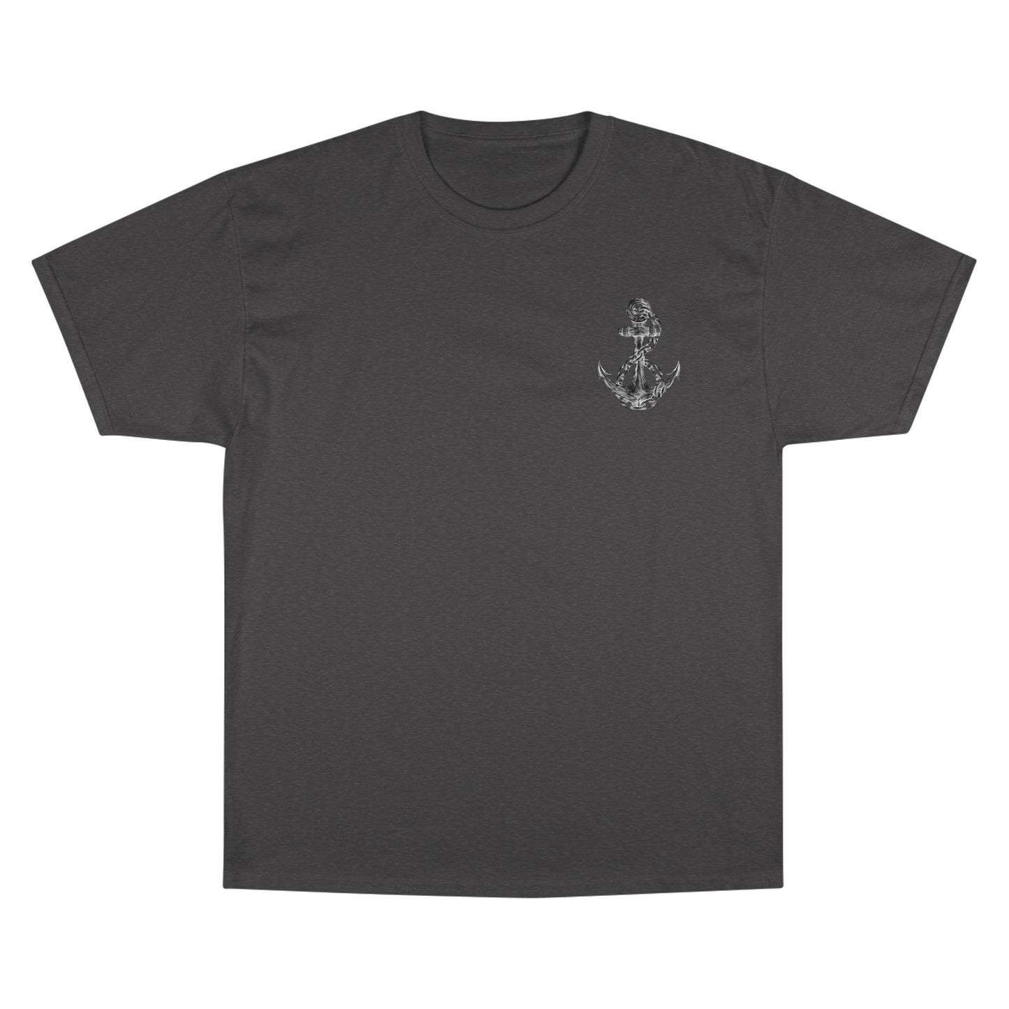 Nautical Champion T-Shirt with Anchor Design - Unisex, Casual Summer Style Tee