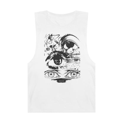 Men’s Artful Eyes Tank - Unique Graphic Design for Bold Style