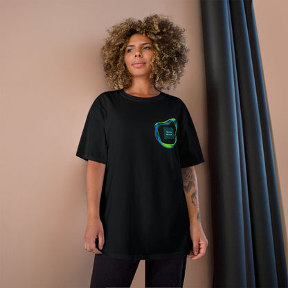 Champion T-Shirt - All Green Color Tone Logo with Eccentric Shape - Unisex Bold Style