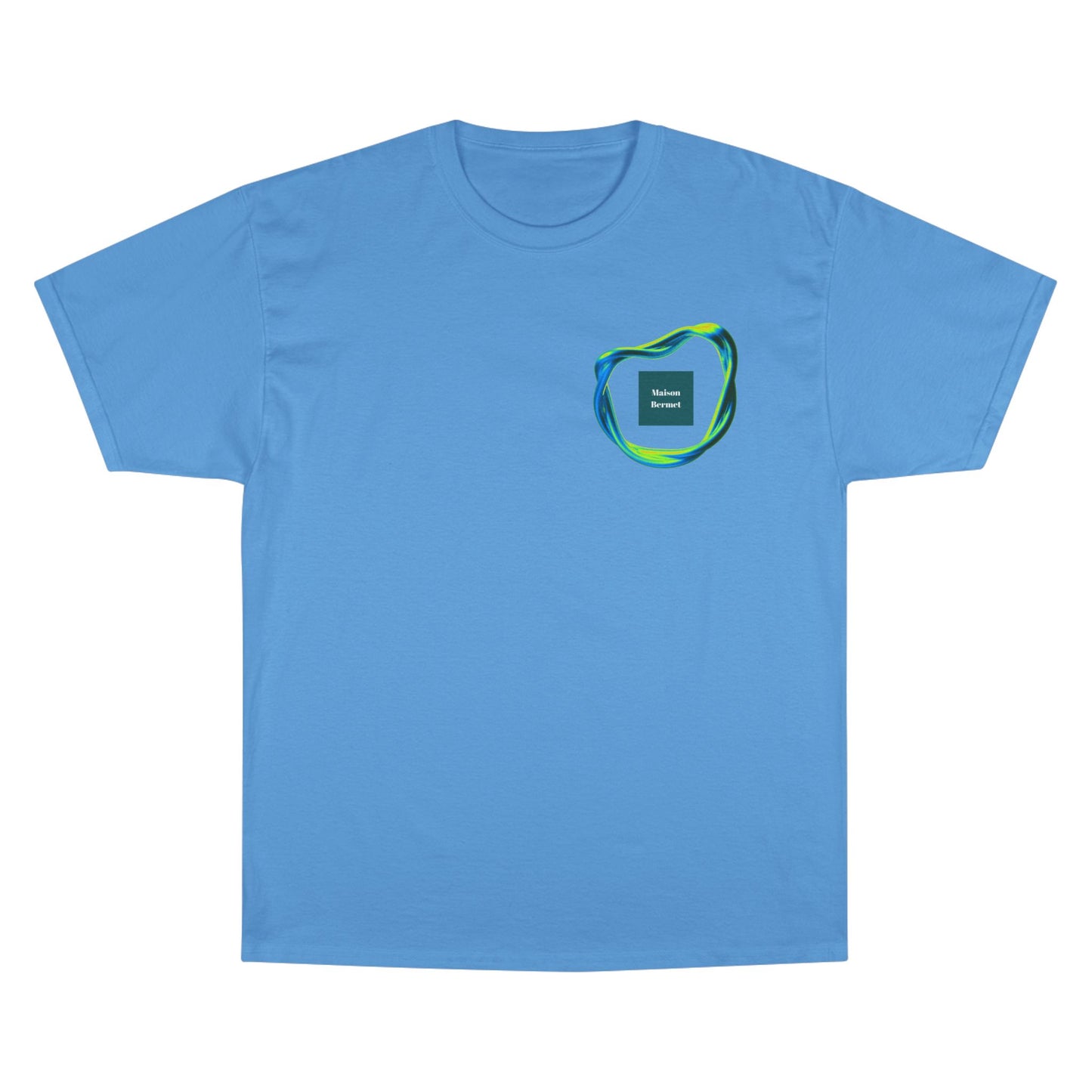 Champion T-Shirt - All Green Color Tone Logo with Eccentric Shape - Unisex Bold Style