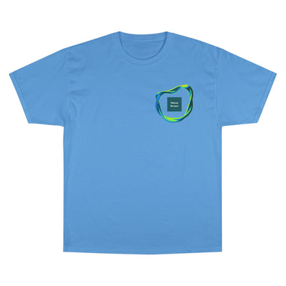 Champion T-Shirt - All Green Color Tone Logo with Eccentric Shape - Unisex Bold Style