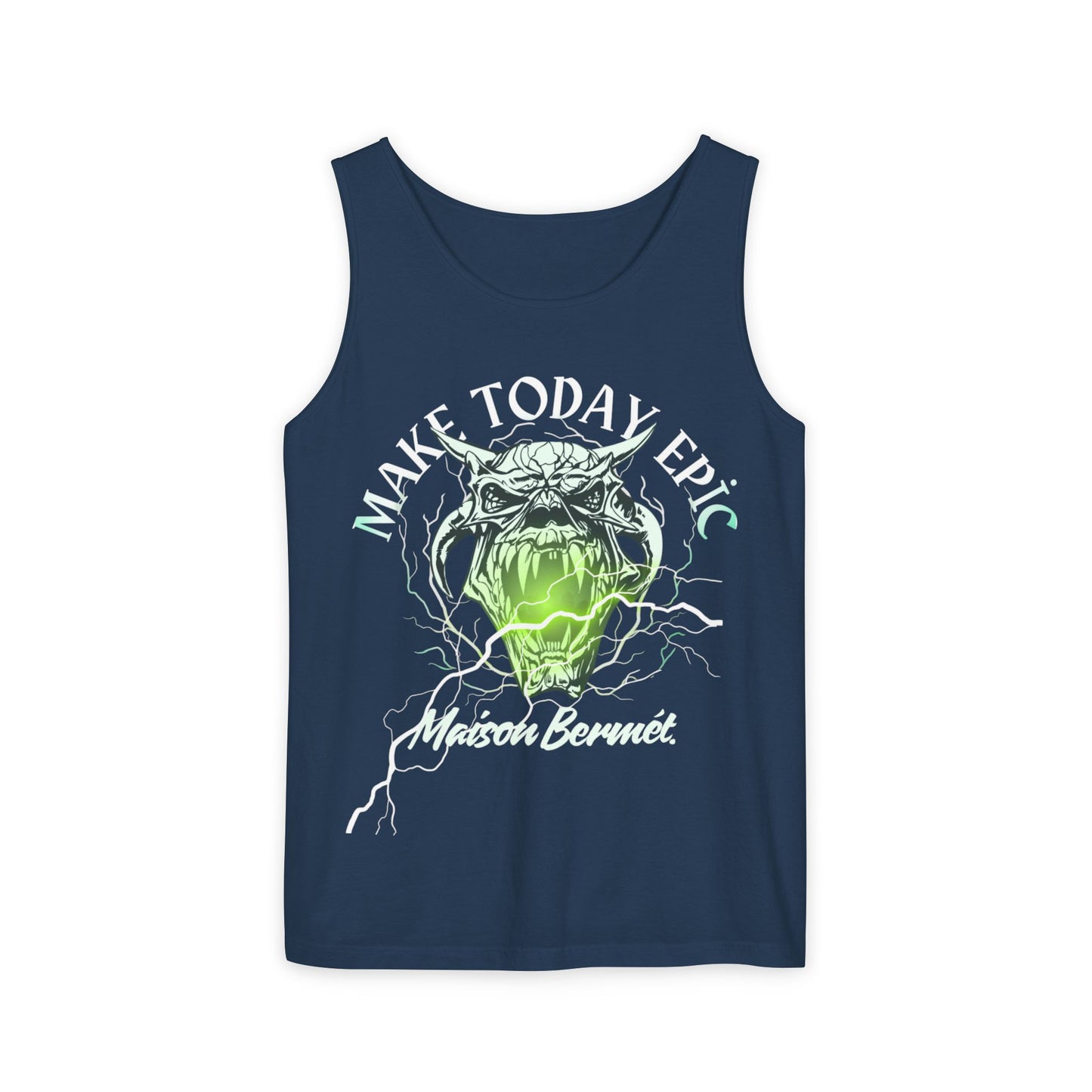 Men’s Graphic Tank Top with Monster Design - Bold Summer Style