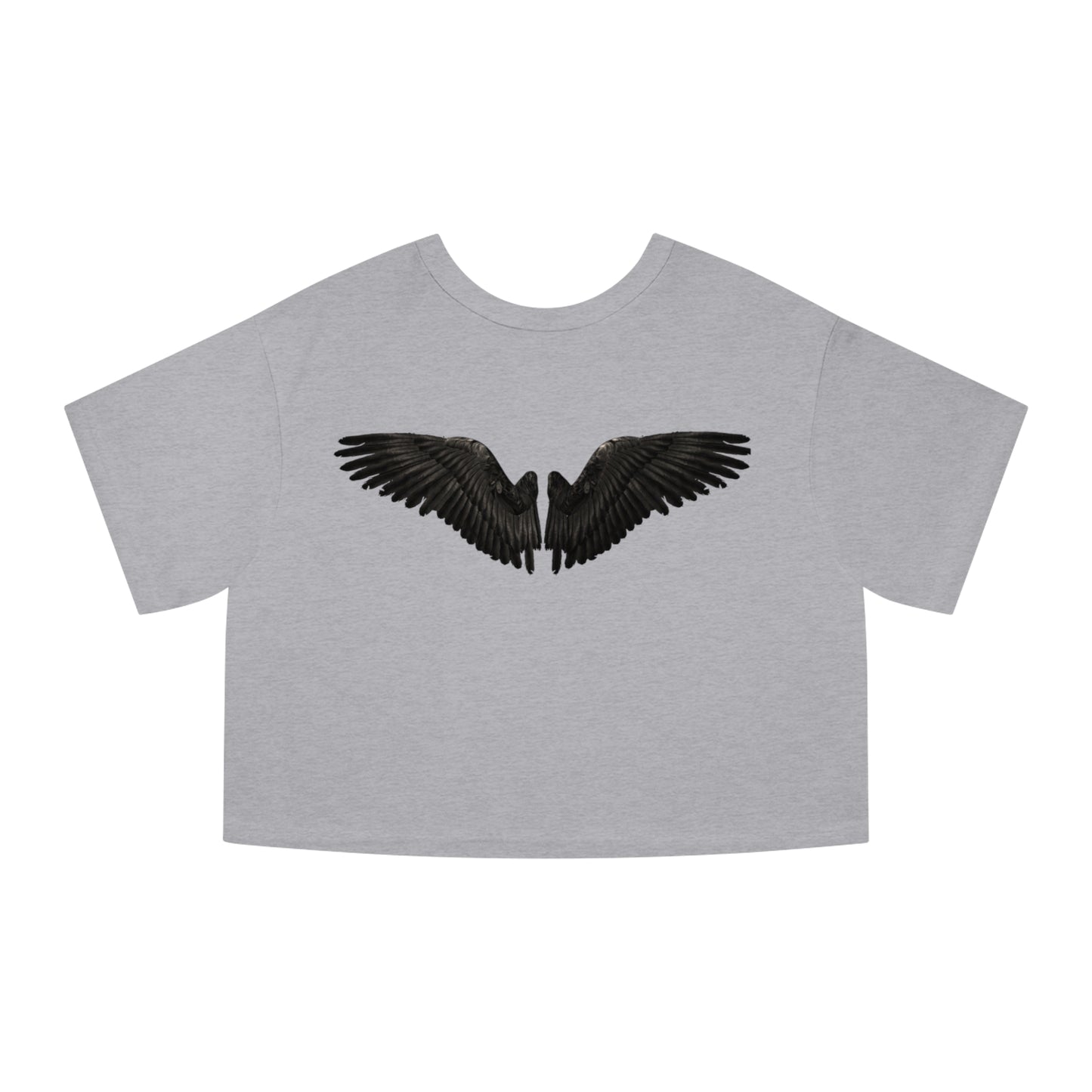 Champion Women’s Heritage Cropped T-Shirt with Wing Design - Stylish Casual Comfort