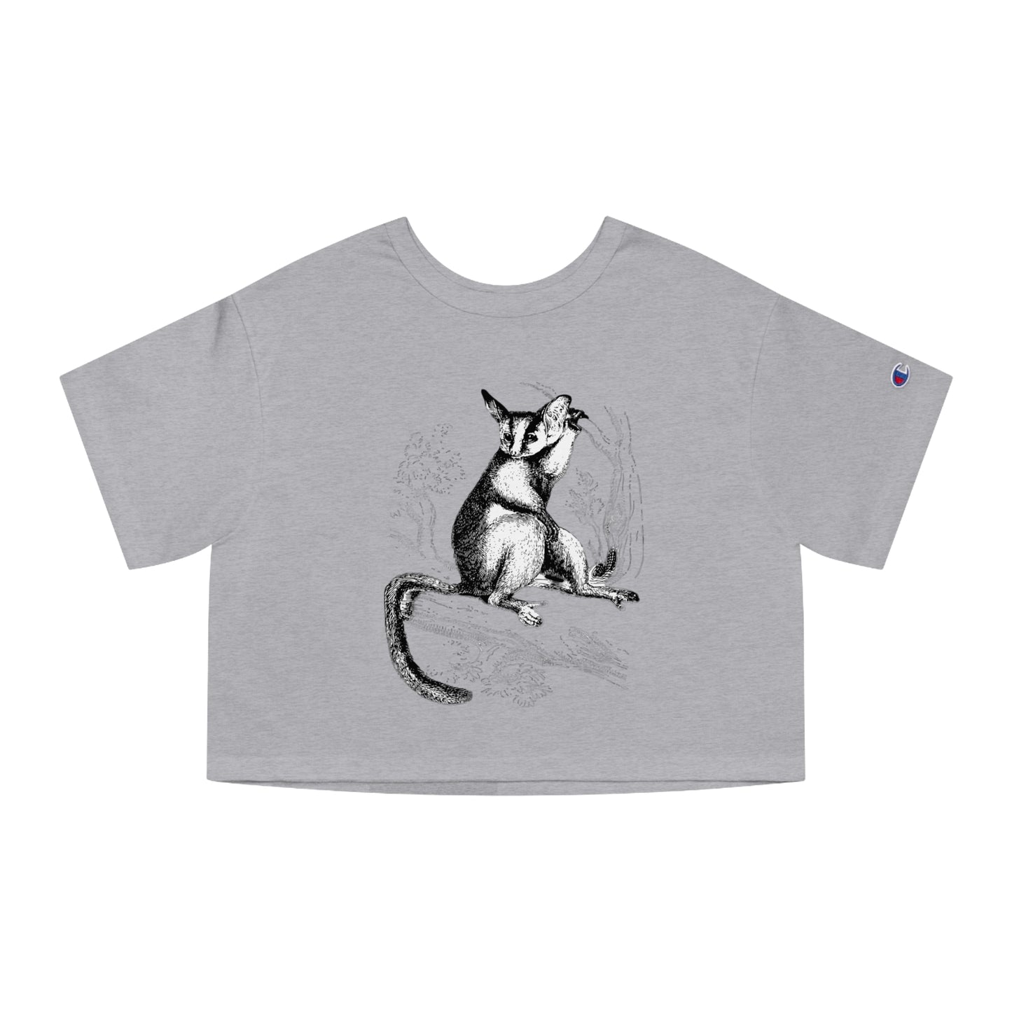 Vintage Inspired Cat Graphic Cropped T-Shirt for Women - Retro Chic Style