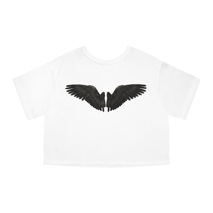 Champion Women’s Heritage Cropped T-Shirt with Wing Design - Stylish Casual Comfort