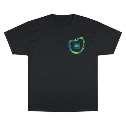 Champion T-Shirt - All Green Color Tone Logo with Eccentric Shape - Unisex Bold Style