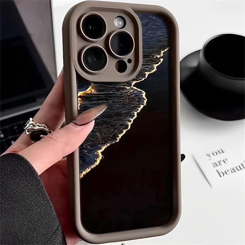 Gold HAILANG Drop-Resistant Phone Case – Stylish & Durable Protection