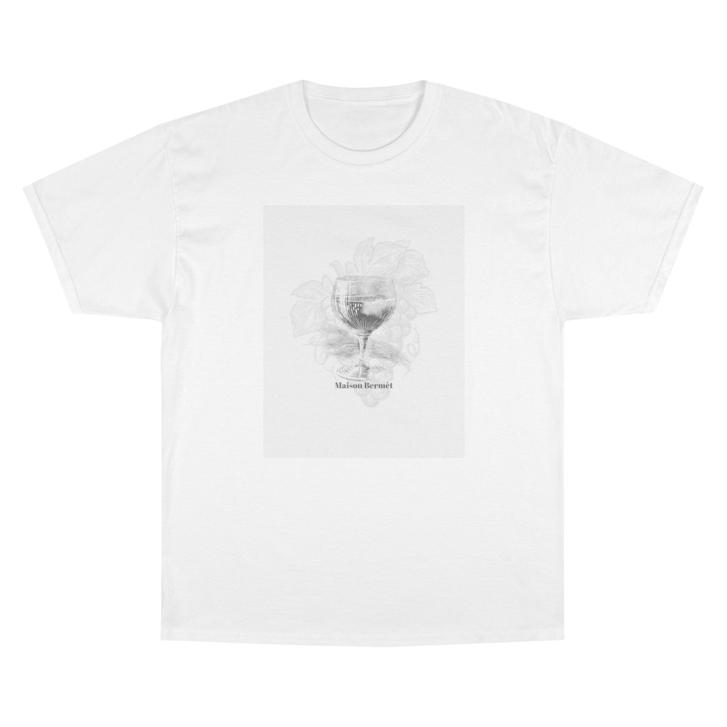 Unisex Floral Glass Champion T-Shirt - Artistic Everyday Elegance Style