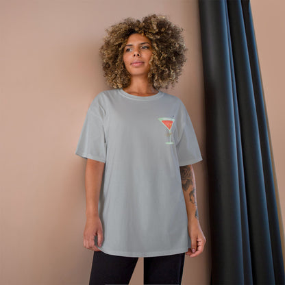 Golden Hour Martini Champion T-Shirt - Stylish Cocktail Vibes