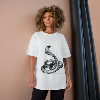 Vintage Snake Graphic Champion T-Shirt - Bold Style for Nature Lovers