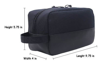 Sporty Men's Toiletry Bag - Travel Dopp Kit for Grooming & Essentials