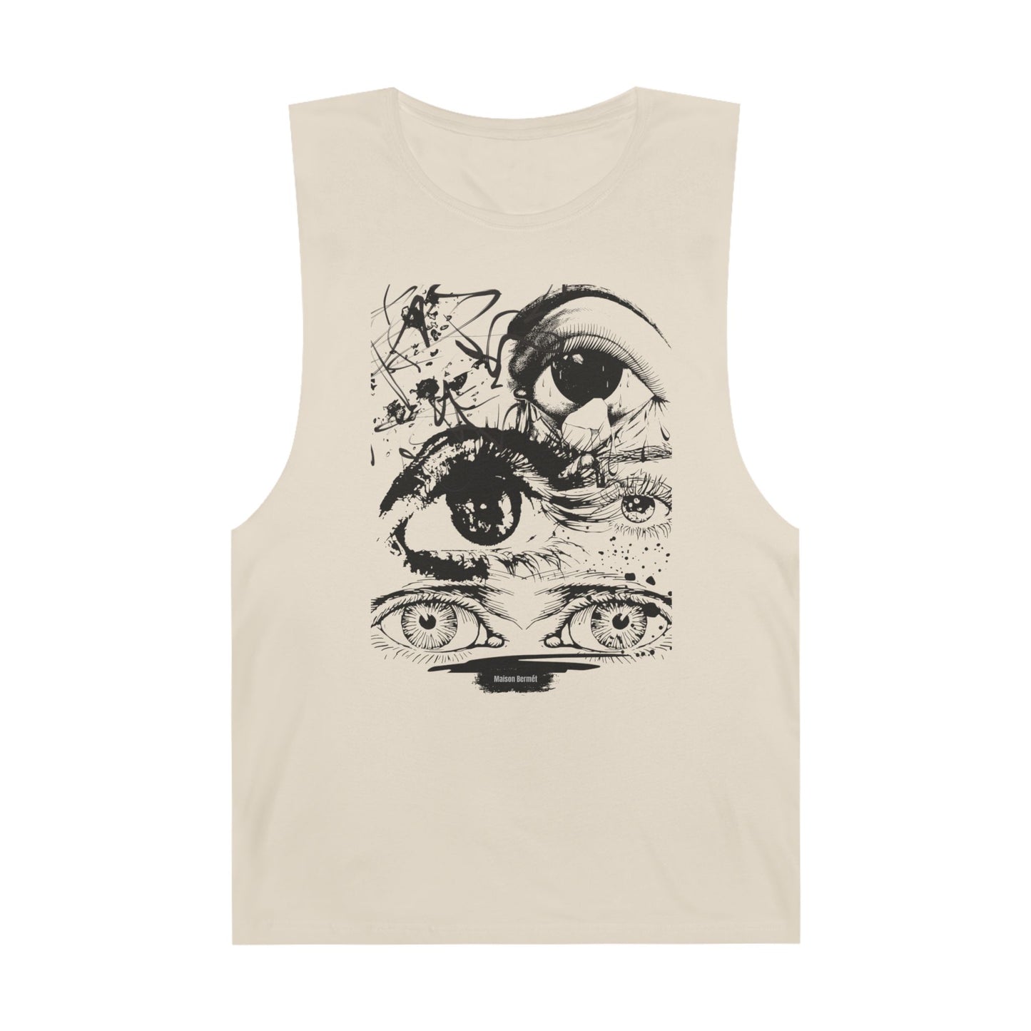 Men’s Artful Eyes Tank - Unique Graphic Design for Bold Style