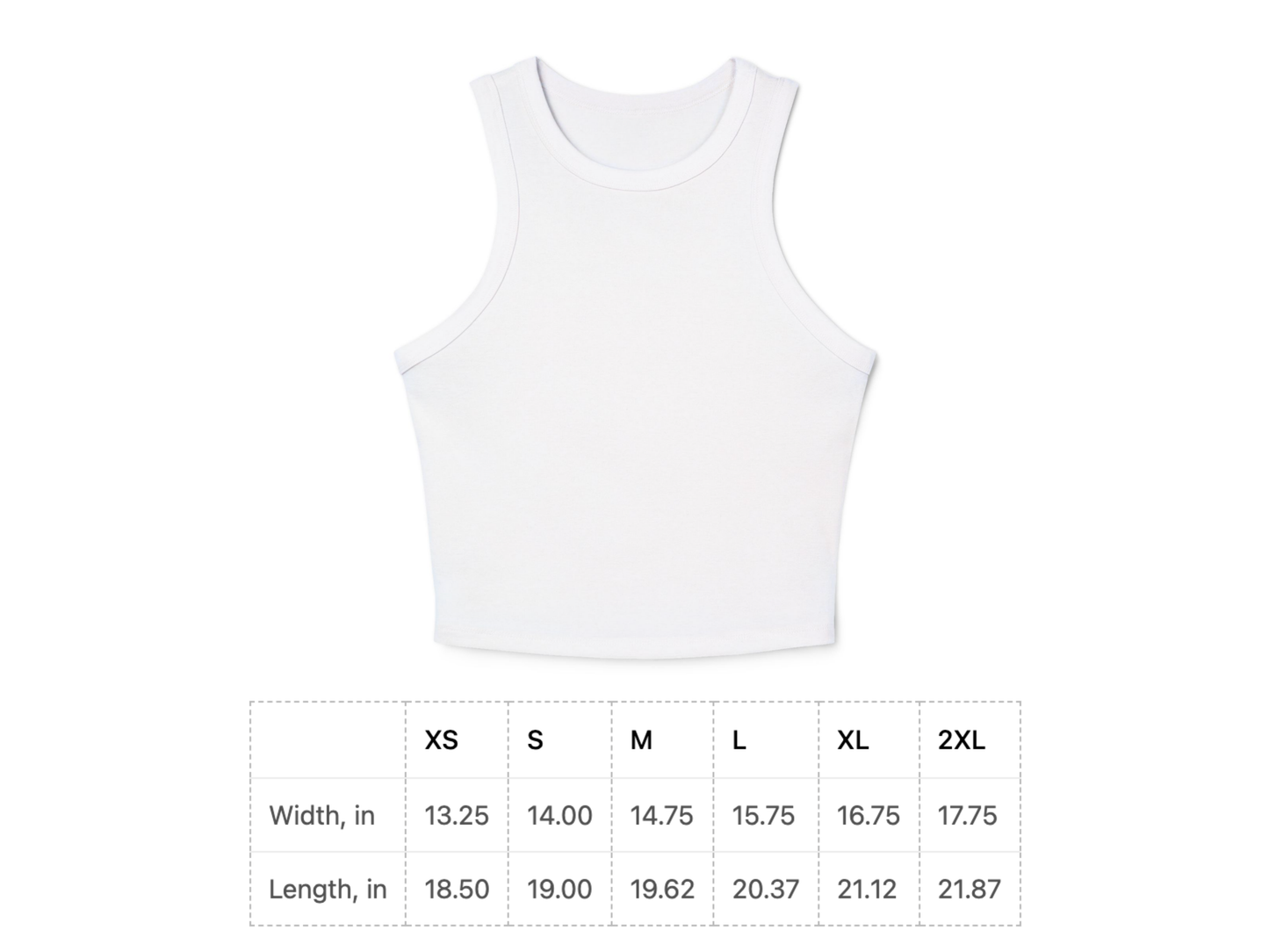 Women’s Micro Rib Racer Tank Top - Cocktail Design