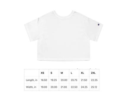 Champion Girls’ Cocktail Cropped T-Shirt - Vintage Summer Fun