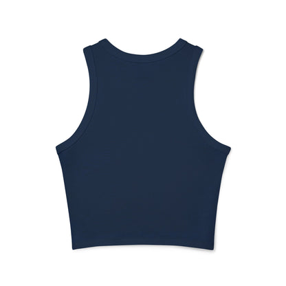 Retro American Style Women’s Racer Tank Top - Chic & Timeless