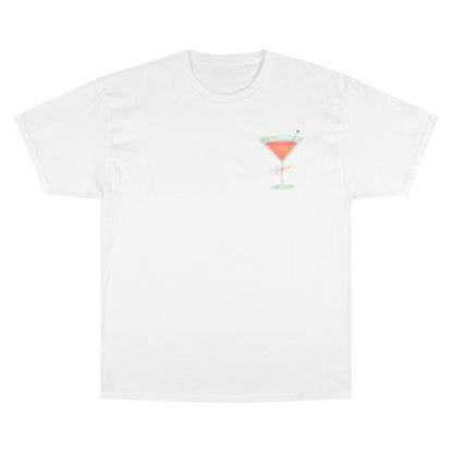 Golden Hour Martini Champion T-Shirt - Stylish Cocktail Vibes