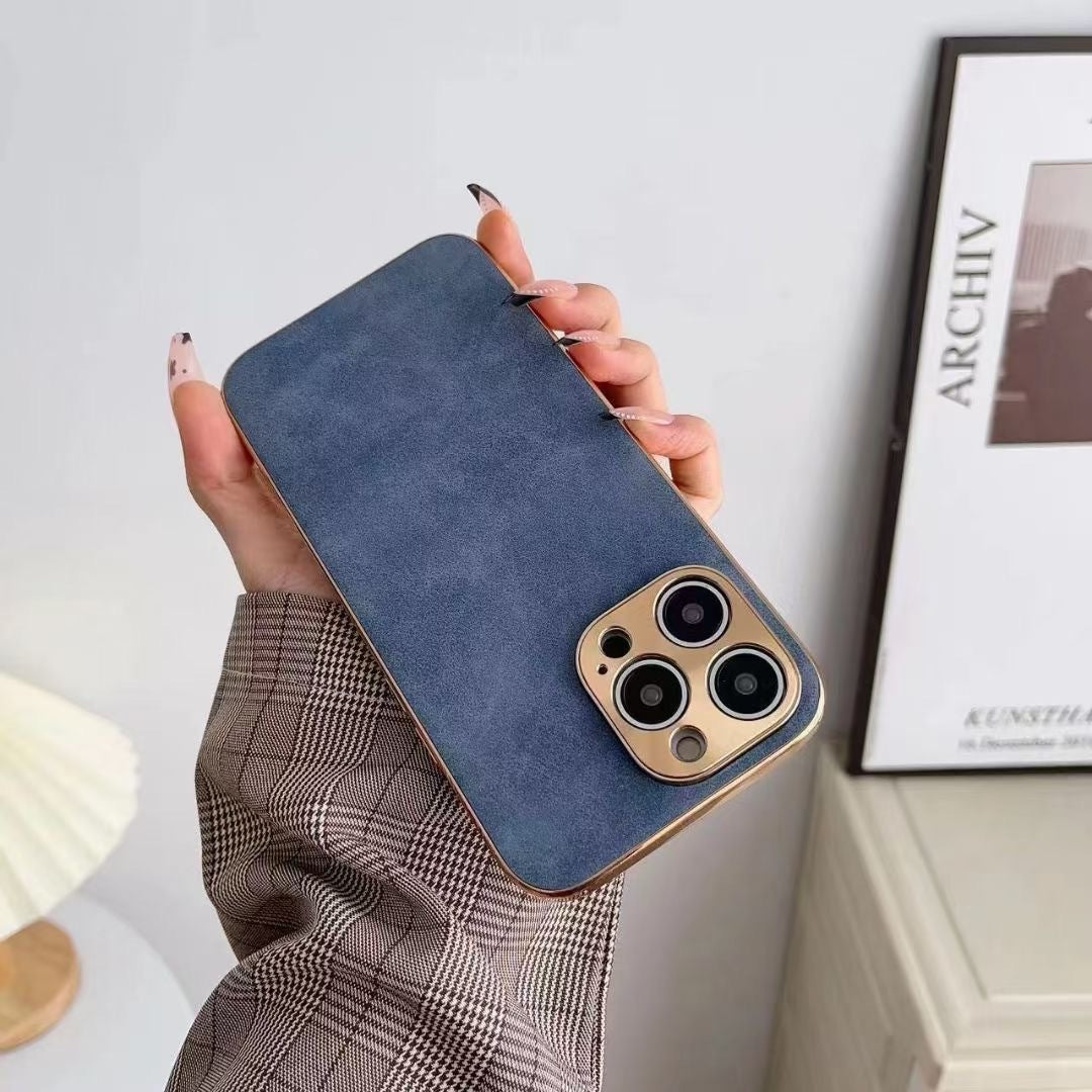 Leather Texture Phone Case for iPhone - Stylish and Durable Protective Cover