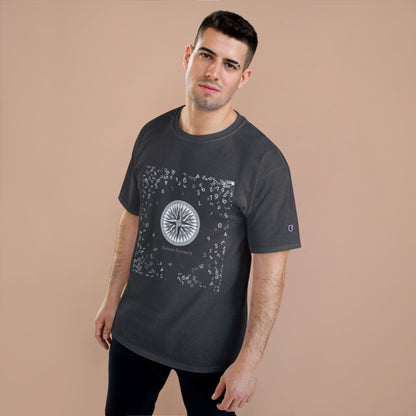 Men’s Artistically Designed Champion T-Shirt - Casual Wear for Everyday Use