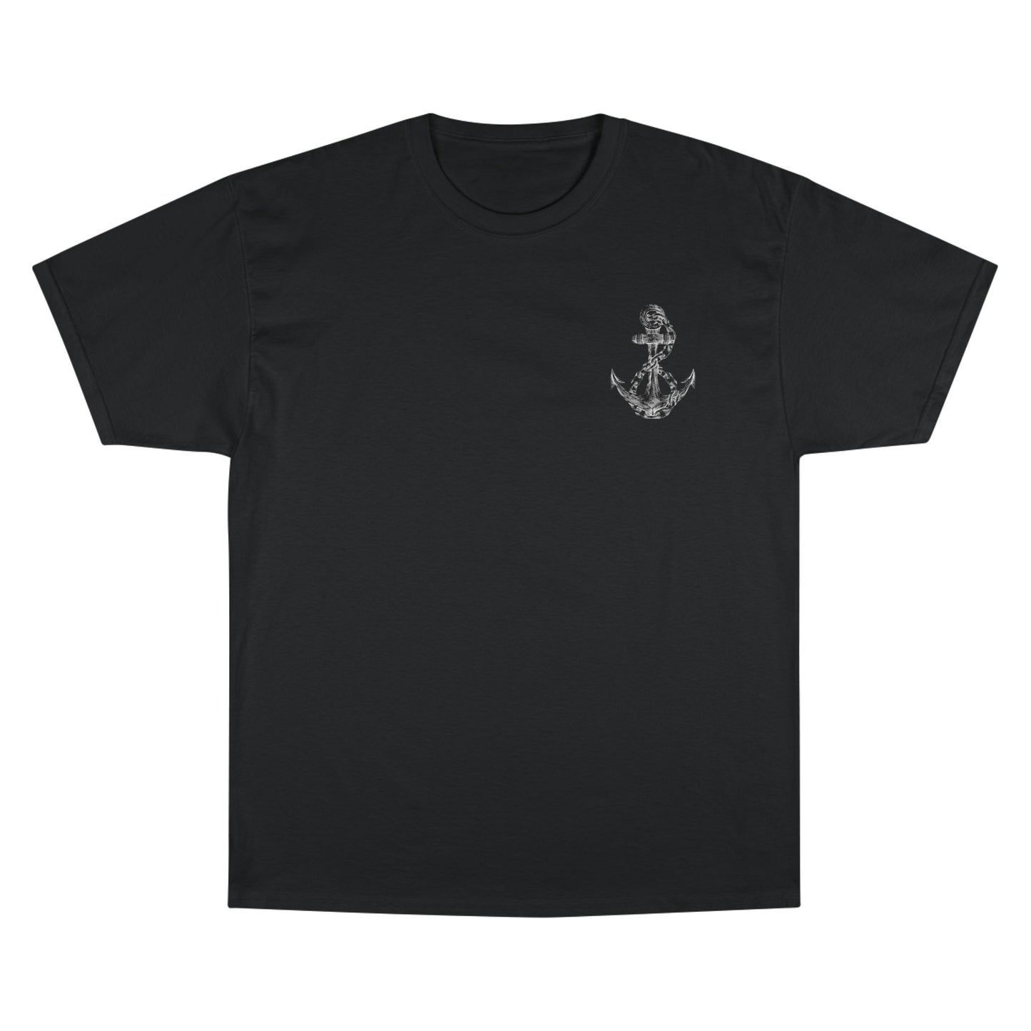 Nautical Champion T-Shirt with Anchor Design - Unisex, Casual Summer Style Tee