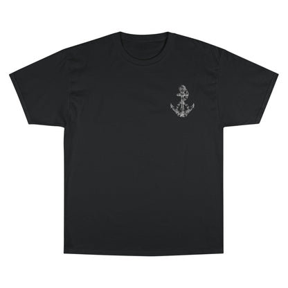 Nautical Champion T-Shirt with Anchor Design - Unisex, Casual Summer Style Tee