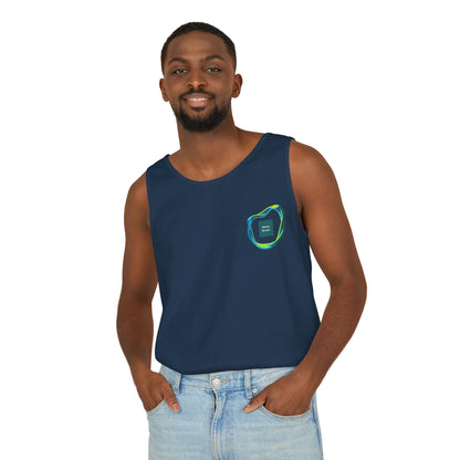 Men’s Vibrant Tank Top - Colorful Art Design for Summer Style