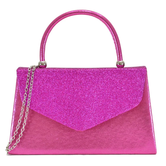 "Women's Evening Bag – Party Clutches & Wedding Purses with Frosted Glittering for Cocktail & Prom"