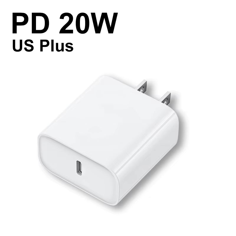 PD 20W USB-C Fast Charger for Apple iPhone 15 Pro Max, 14, 13, 12 Mini, 11, XS, XR, 8 Plus – Quick Charging Power Adapter with Cable for iPhone Accessories