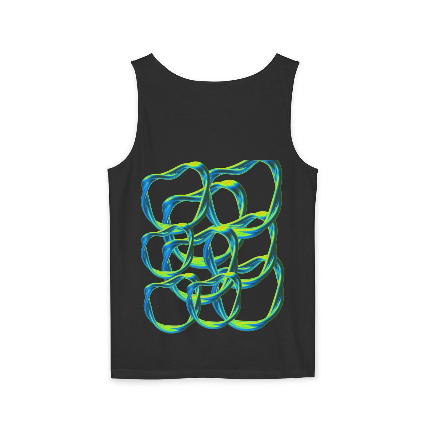 Men’s Vibrant Tank Top - Colorful Art Design for Summer Style