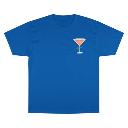 Golden Hour Martini Champion T-Shirt - Stylish Cocktail Vibes