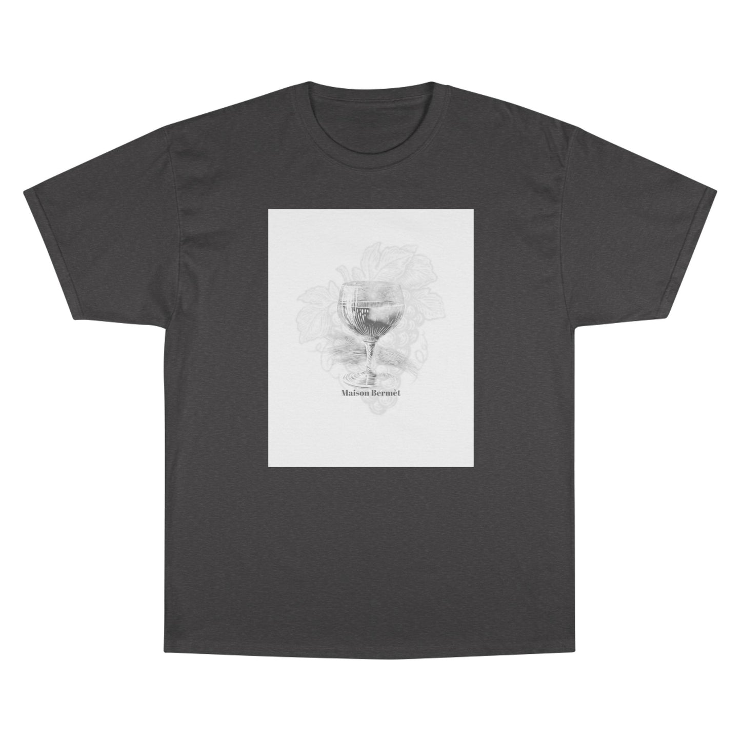 Unisex Floral Glass Champion T-Shirt - Artistic Everyday Elegance Style