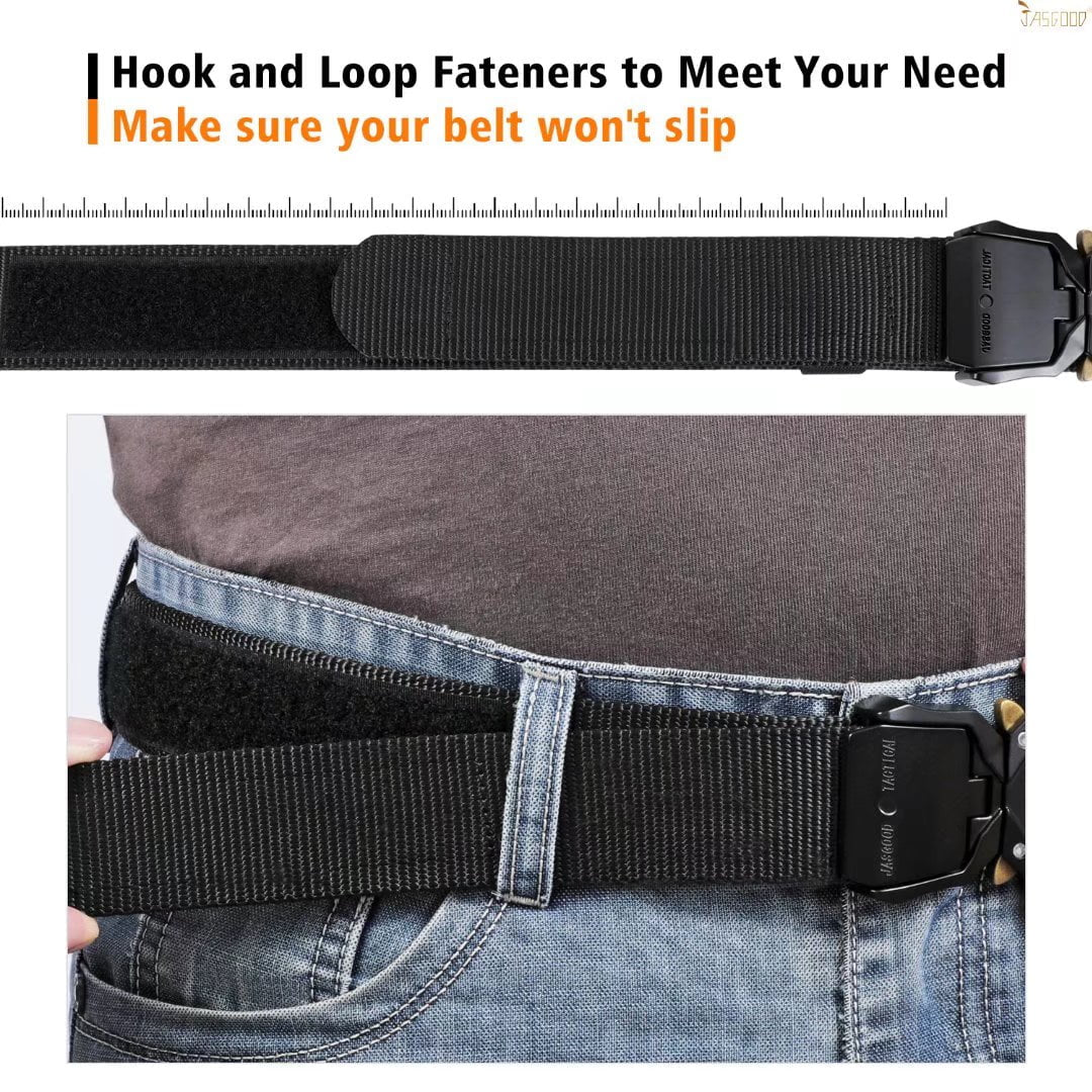 Men’s Nylon Belt – Golf Web Work Belt for Jeans, Stylish & Durable Black Belt