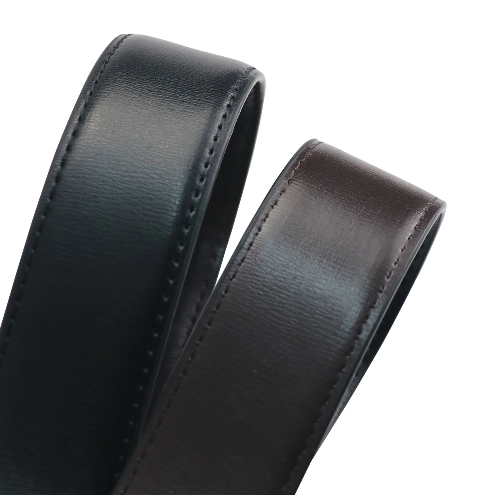 Mens Reversible Leather Belt, Dress Casual Belts for Men, One Belt Reverse for 2 Sides