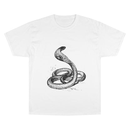 Vintage Snake Graphic Champion T-Shirt - Bold Style for Nature Lovers