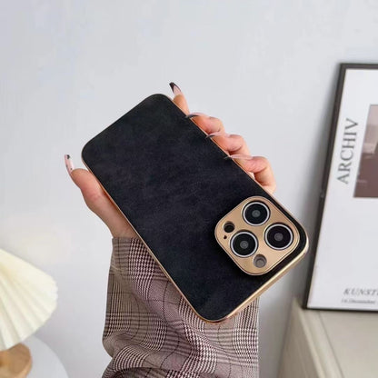 Leather Texture Phone Case for iPhone - Stylish and Durable Protective Cover