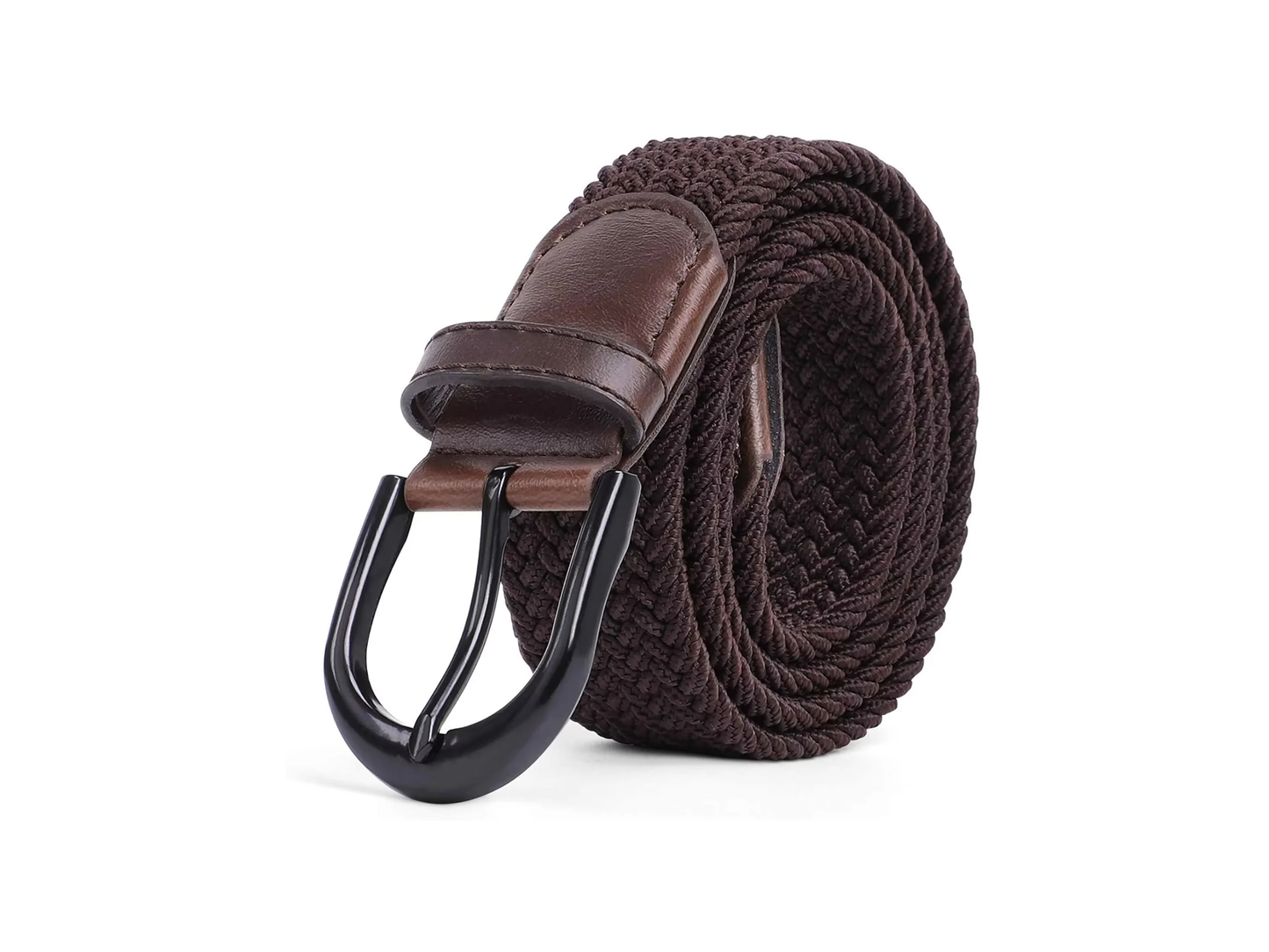 Maison Bermèt Elastic Braided Belt – Adjustable Nylon Woven Stretch Belt for Jeans & Pants