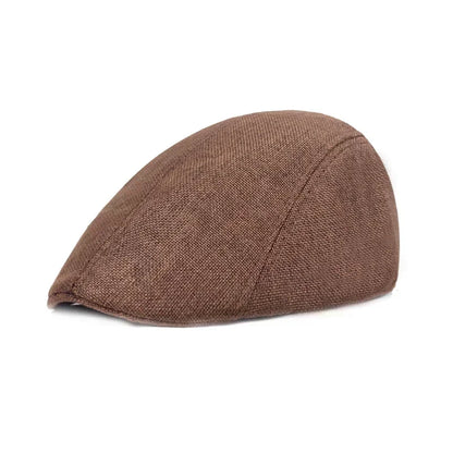 Men’s Vintage Newsboy Cap – Stylish Golf & Driving Hat for All Seasons