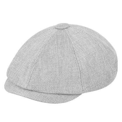 Men’s Vintage Newsboy Cap – Stylish Golf & Driving Hat for All Seasons