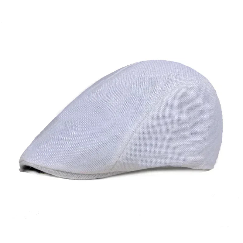 Men’s Vintage Newsboy Cap – Stylish Golf & Driving Hat for All Seasons