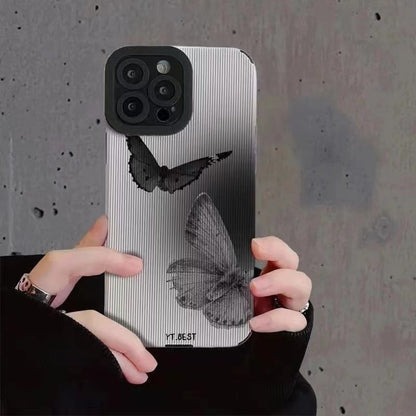 Dark Butterfly Full-Coverage Phone Case – Shockproof & Stylish Protection