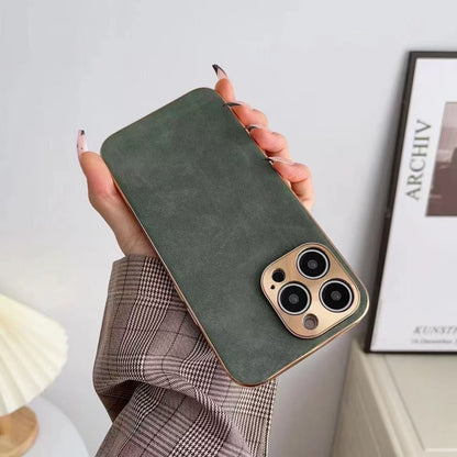 Leather Texture Phone Case for iPhone - Stylish and Durable Protective Cover